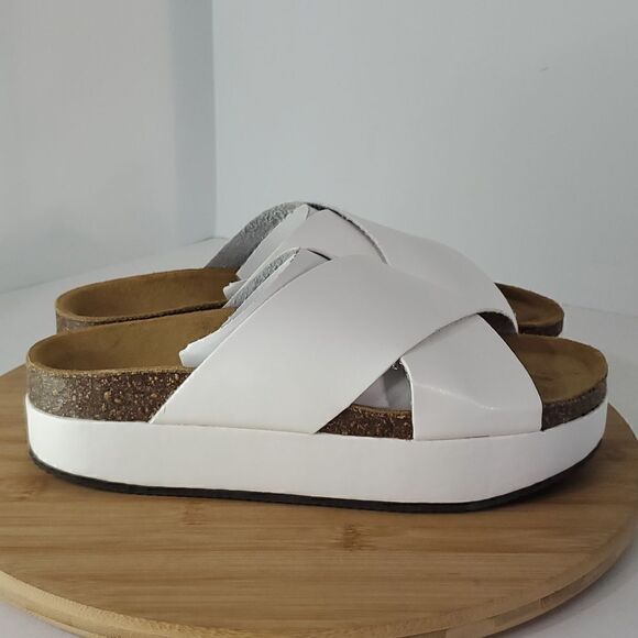 NIB Free People Sidelines Flatform Sandals Made in Spain Women's Size EU 41 - Picture 2 of 14